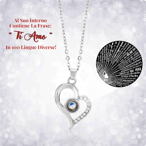 Confezione Regalo per Gioielli con Rosa Eterna e Collana - Idea Regalo Per Donne