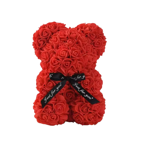 Orso Grande Di Fiori Artificiali - Idea Regalo Per Donne
